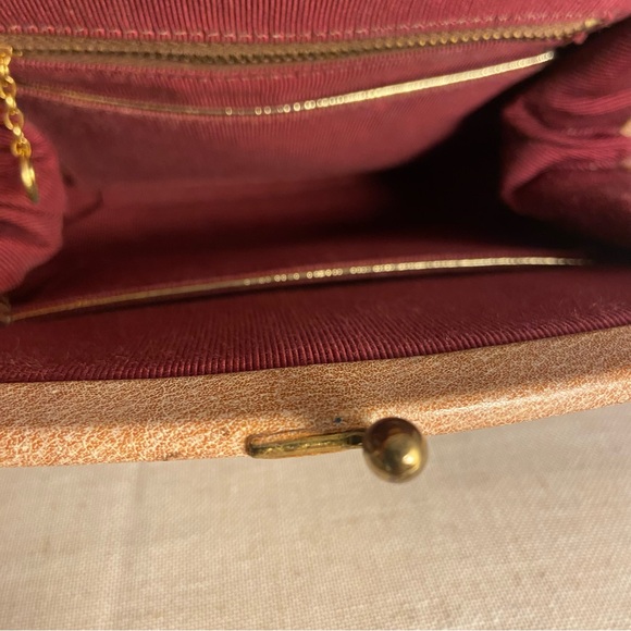 Vintage Needlepoint Handbag Purse
Handmade Floral pattern cross-stitch MCM bag - Picture 10 of 16